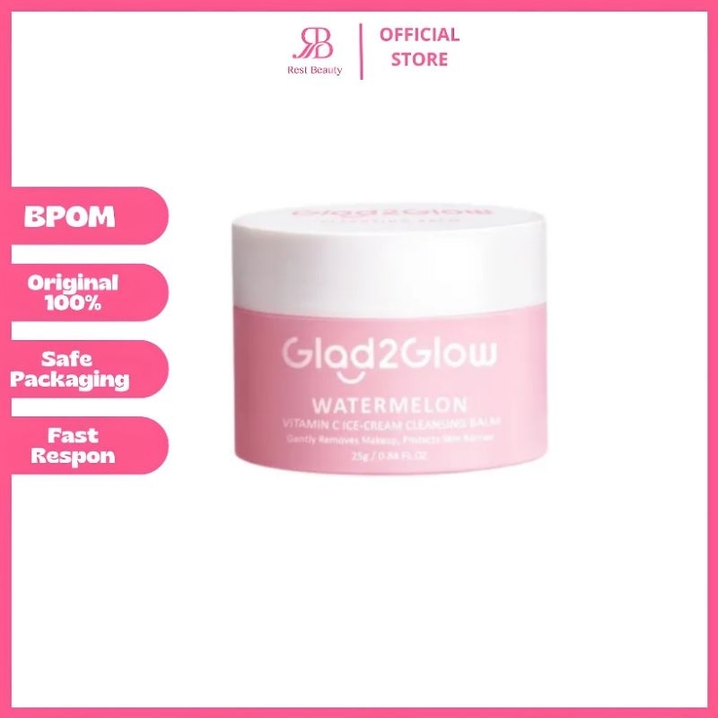 GLAD2GLOW - Glad2Glow Watermelon Vitamin C Ice-Cream Cleansing Balm