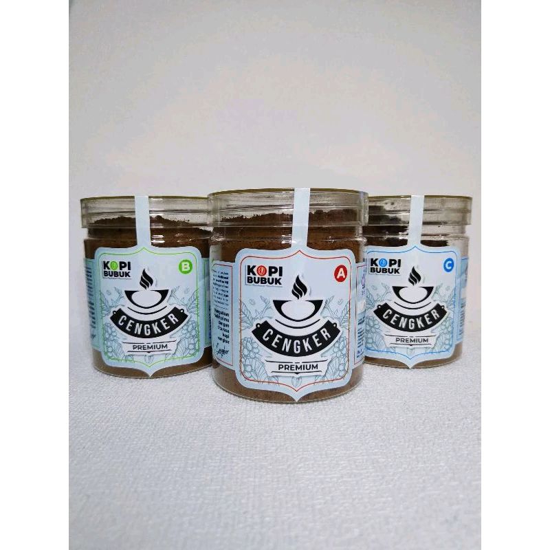 

Kopi bubuk cengker premium grade B kemasan 250 gram