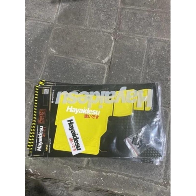 mudflap hayaidesu / karet pelindung lumpur nmax old