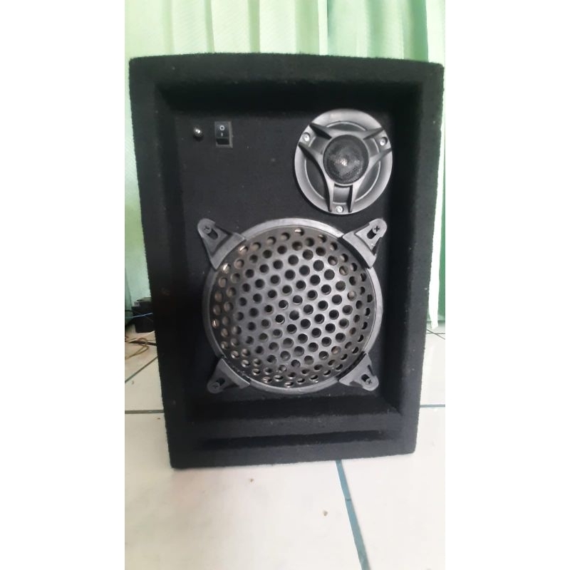 speaker pasif 6inc, isi ACR 660+twitter, triplek 15mm, suara dijamin ok