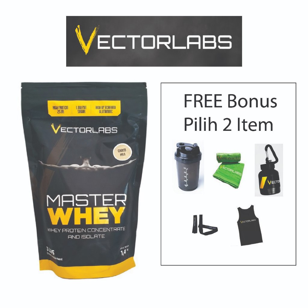 (FREE 2 Item) Vectorlabs Master Whey Protein 10 lbs