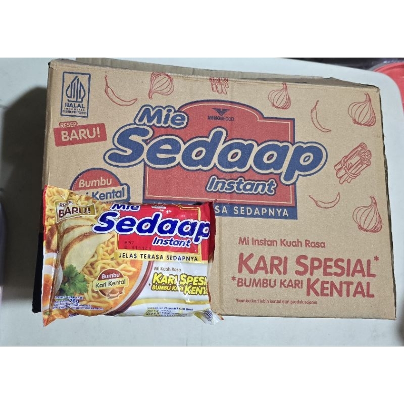 

Mie sedap kari spesial kuah isi 40 biji