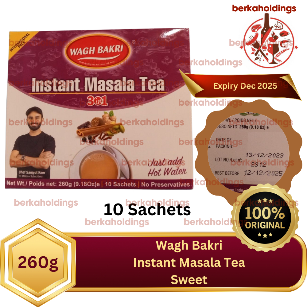 

Minuman Serbuk Teh Masala 3in1 Wagh Bakrie 260g