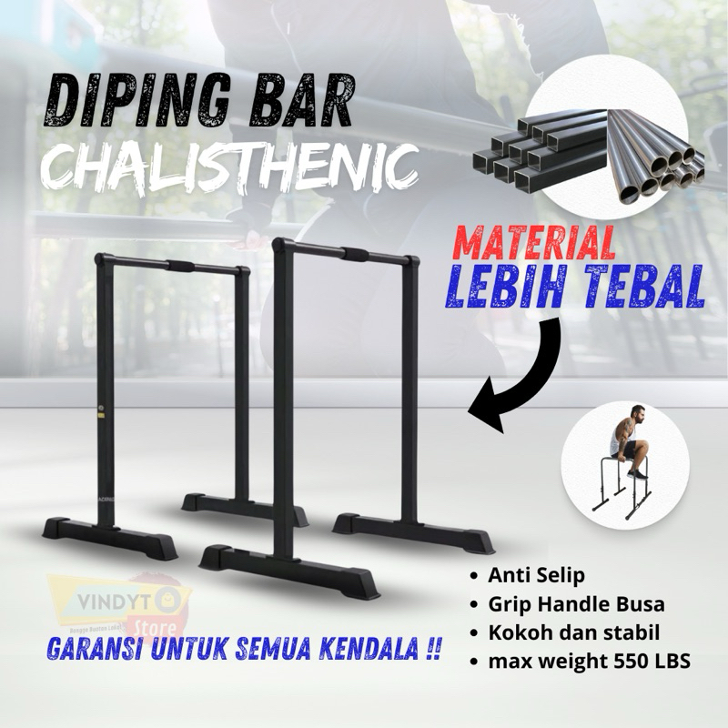 Dipping Bar Chalisthenic Dip Bar Chalisthenic Fitness Home Fullset