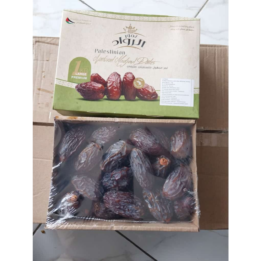 

Kurma medjool palestina Al rowd 1kg premium