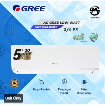 AC GREE GWC-07C3ES 3/4PK AC GREE 0,75 PK GWC 07 C3ES LOWWATT