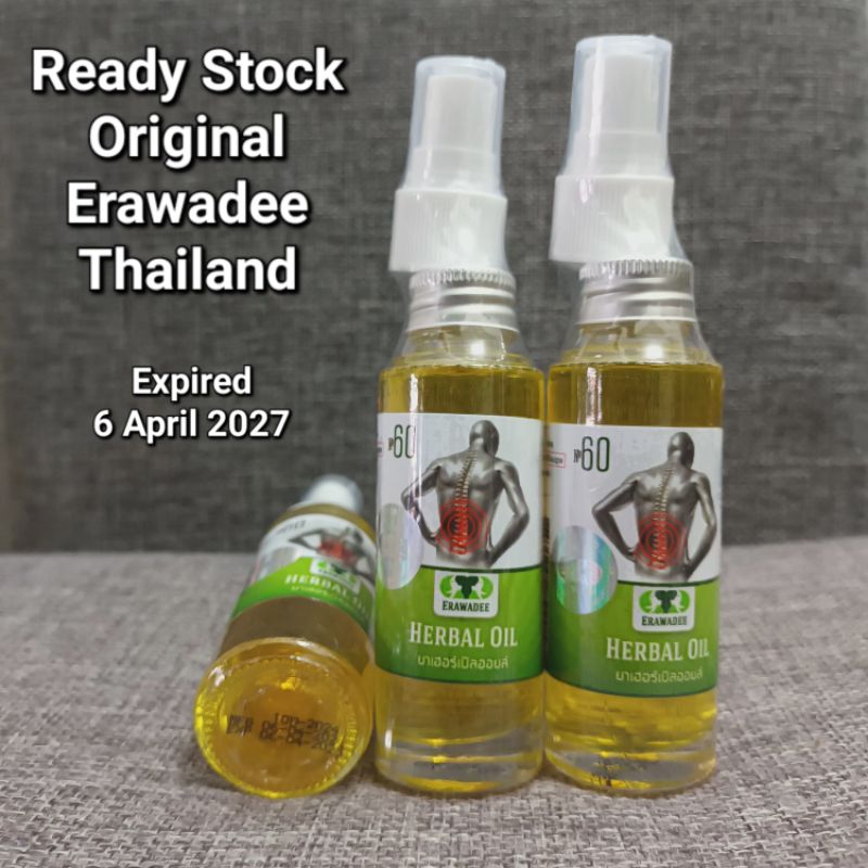 Erawadee No 60 30 ml  Herbal Spray Semprotan untuk Punggung dan Sendi / Original dari Thailand / Era