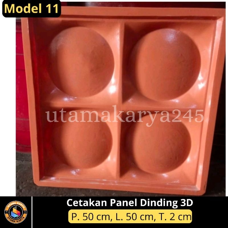 COD Cetakan Panel Dinding 3D / Molding Wall Panel / Cetakan Panel Dinding 3D Model 11