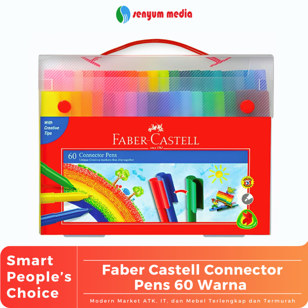 

Faber Castell Connector Pens 60 Warna (1 Pcs) (S:PCS)