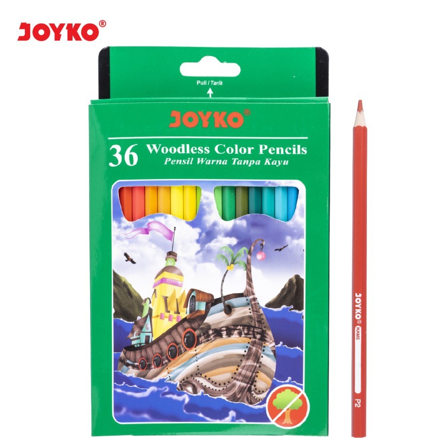 

Pensil Warna Joyko 36 Warna CP-122 / Pensil Warna Joyko CP-122 36 Warna Panjang