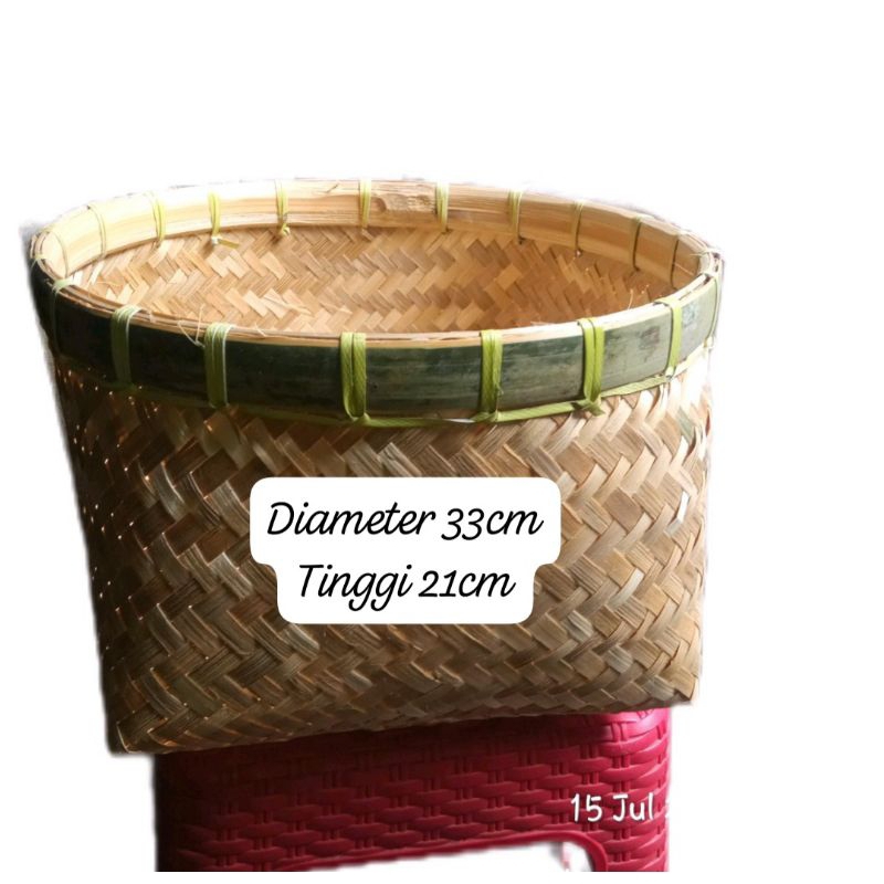 tompo/tumbu bambu/tumbu/piti diameter 33cm (18-20 kg nasi)