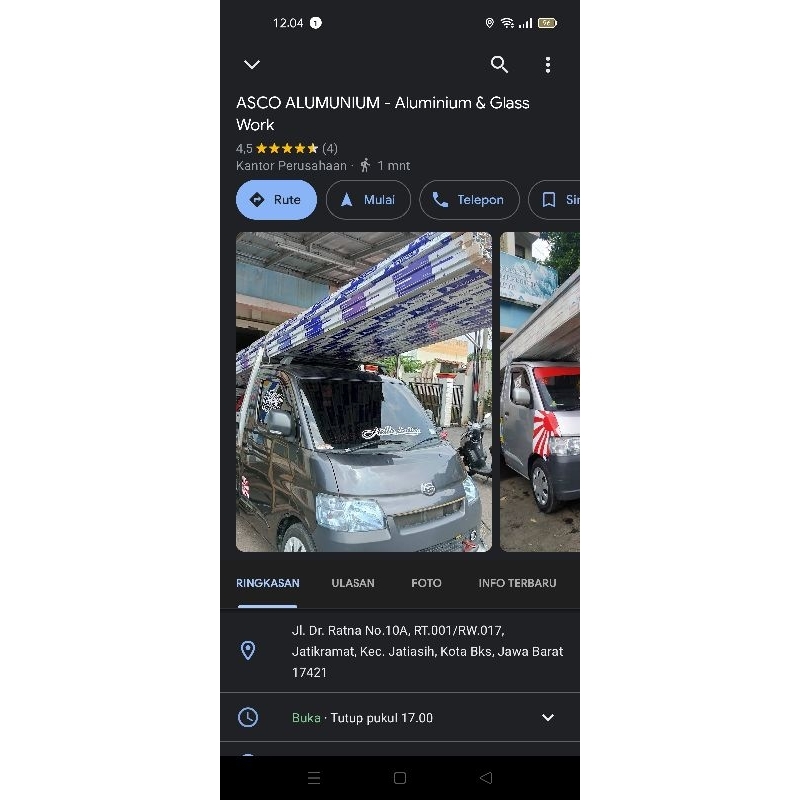 kusen pintu Aluminium alexindo 2030