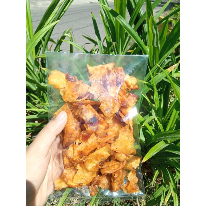 

Kripik Singkong pedas manis asam| kemasan 6.000