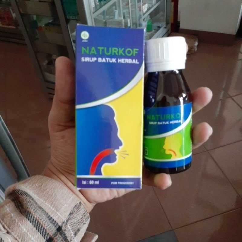 NATURKOF SIRUP 60ML - OBAT BATUK HERBAL COCOK UNTUK SEMUA JENIS BATUK