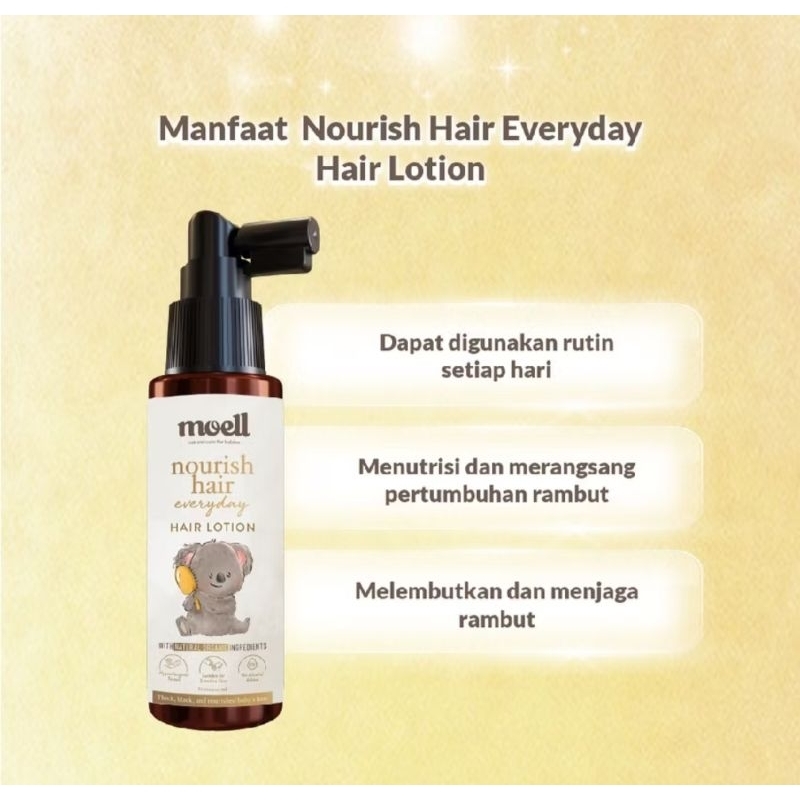 MOELL Hair Lotion / Hair Lotion Baby Moell / Hair Lotion Anak Moell