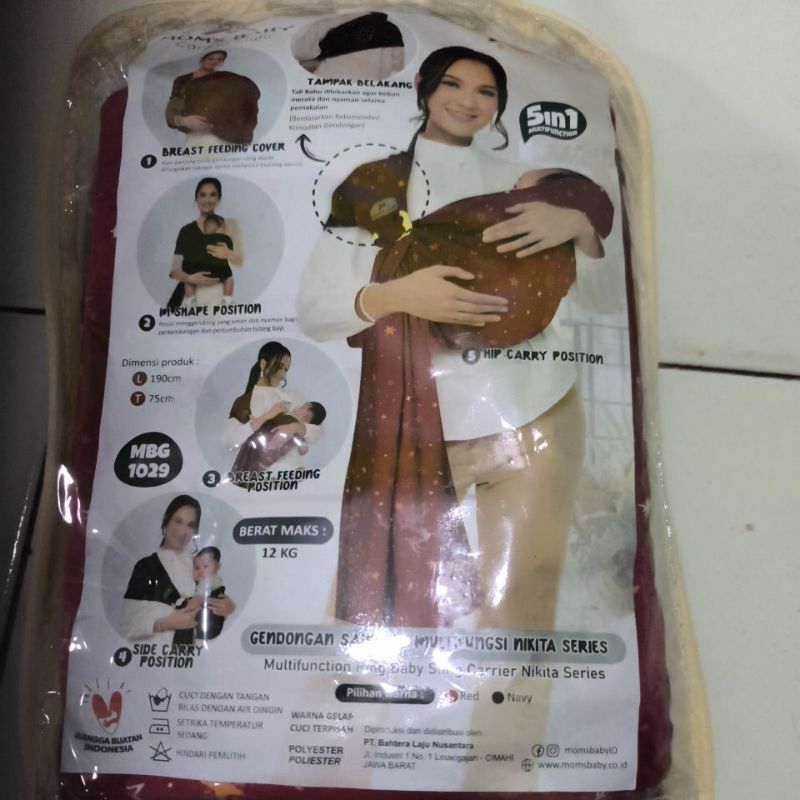 Gendongan Bayi Samping Moms Baby