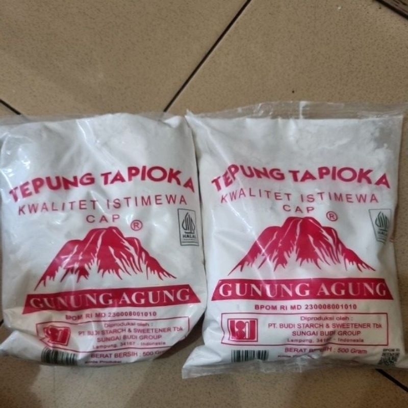 

Tepung Tapioka/Tepung Aci cap gunung agung 500gr