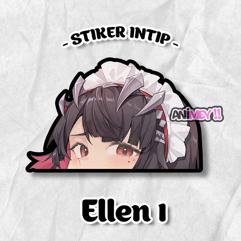 

Stiker Intip Ellen Joe Zenless Zone Zero / Sticker Anime Waterproof