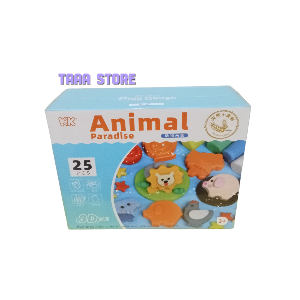 

ZHIGAO 12 COLOR 3D ANIMAL PARADISE