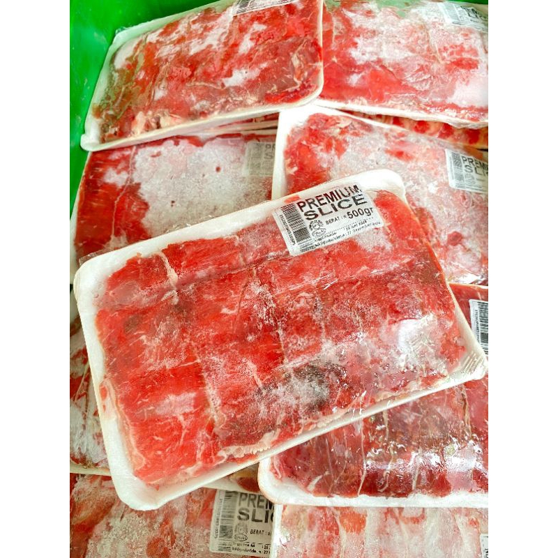 

Daging sapi Premium Slice 500g