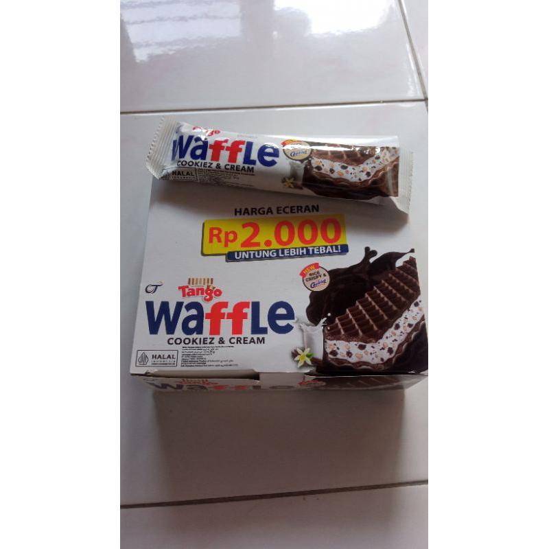 

Tango Waffle Cookiez & Cream 25gr 1pack isi 12pcs