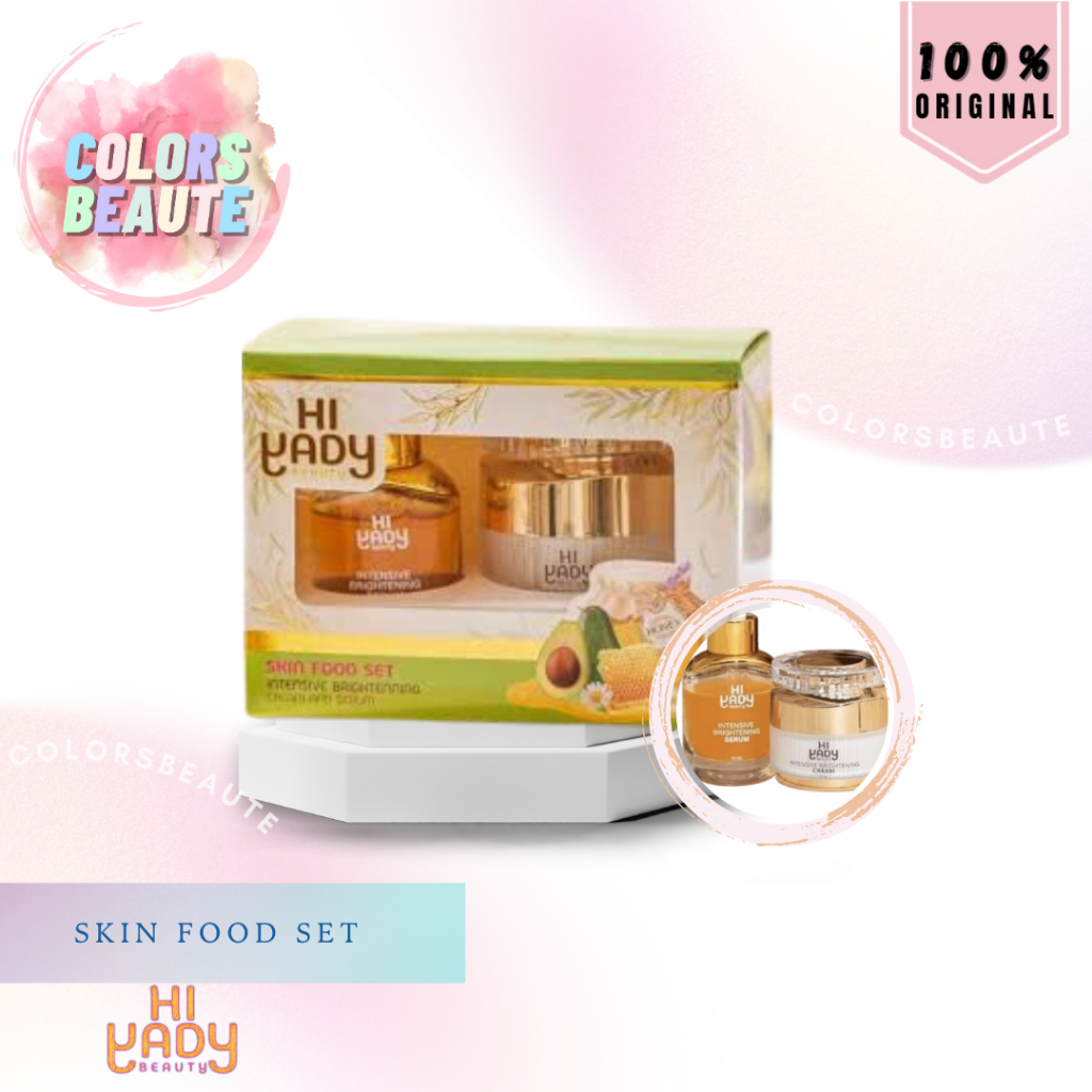 HI YADY BEAUTY, Skin Food Set / skincare wajah / skincare pencerah wajah