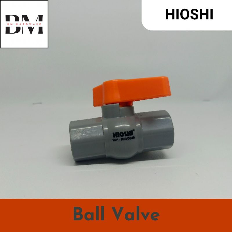 Ball Valve HIOSHI 1/2" (PVC)