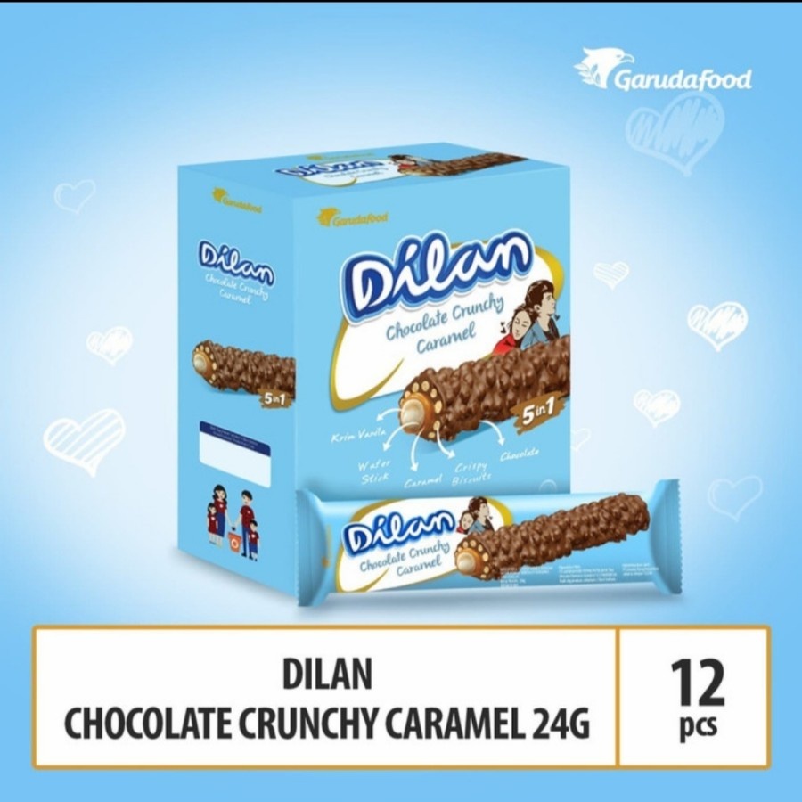 

DILAN BOX Chocolate Crunchy Caramel 12X25gr