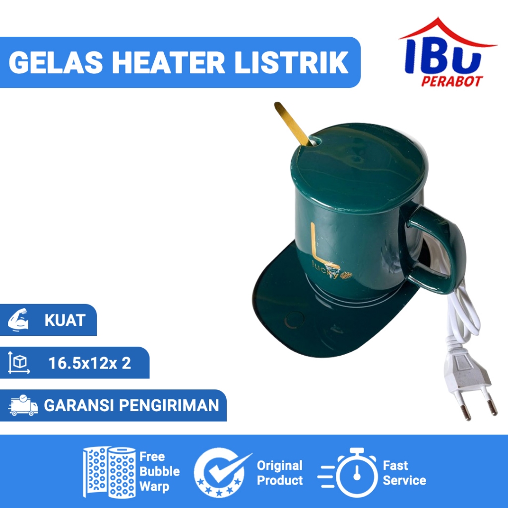 GELAS HEATER LISTRIK / gelas pemanas / gelas listrik
