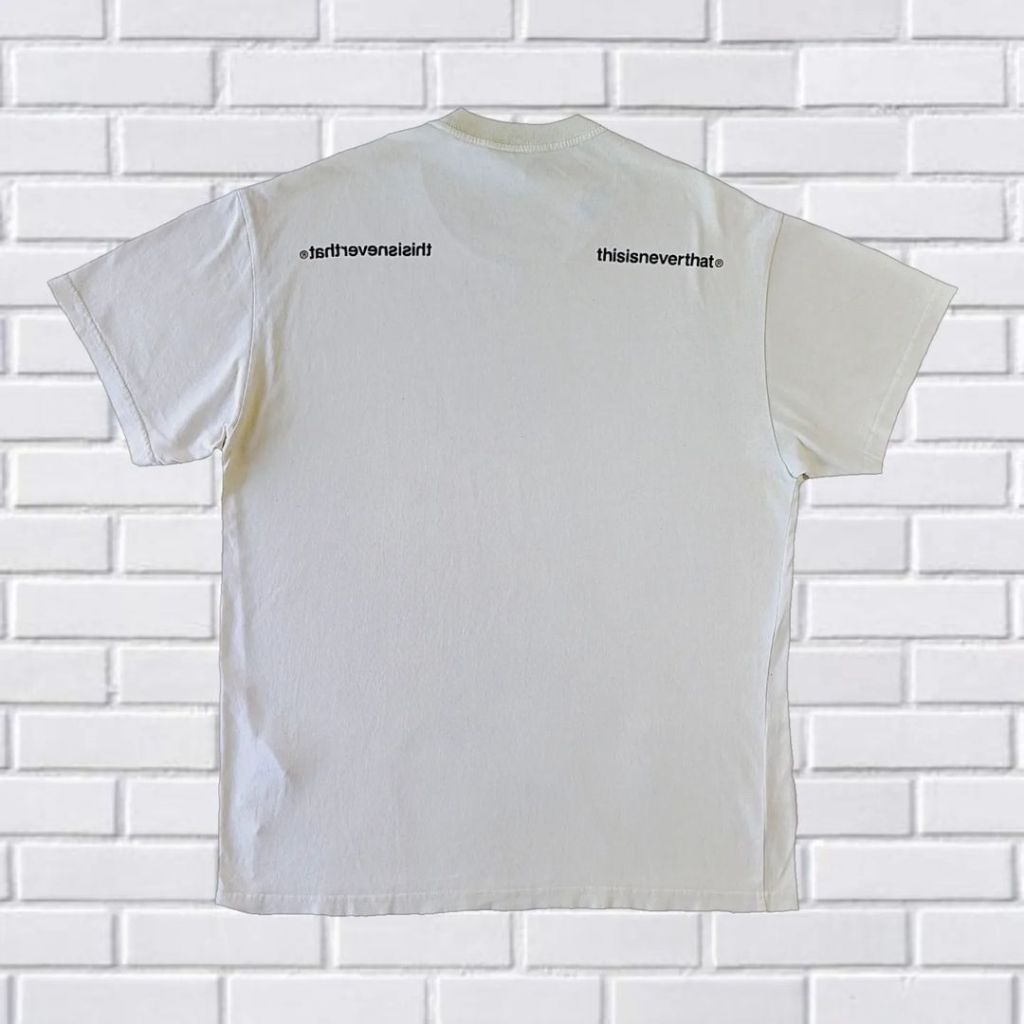 KAOS THISISNEVERTHAT SOFT YELLOW, SIZE L (SECOND BRANDED) TS0353