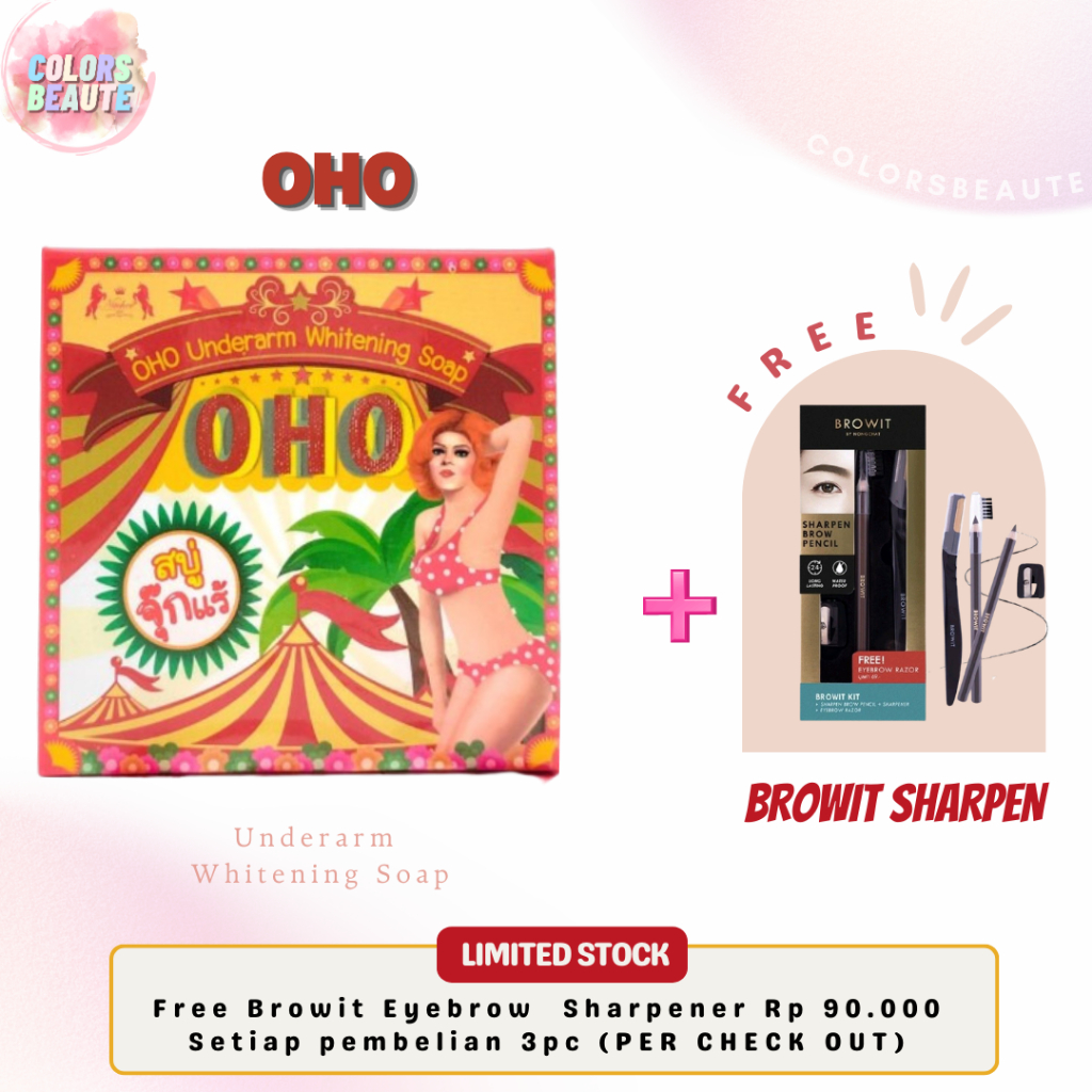 OHO UNDERARM WHITENING SOAP / sabun pemutih ketiak / pemutih ketiak