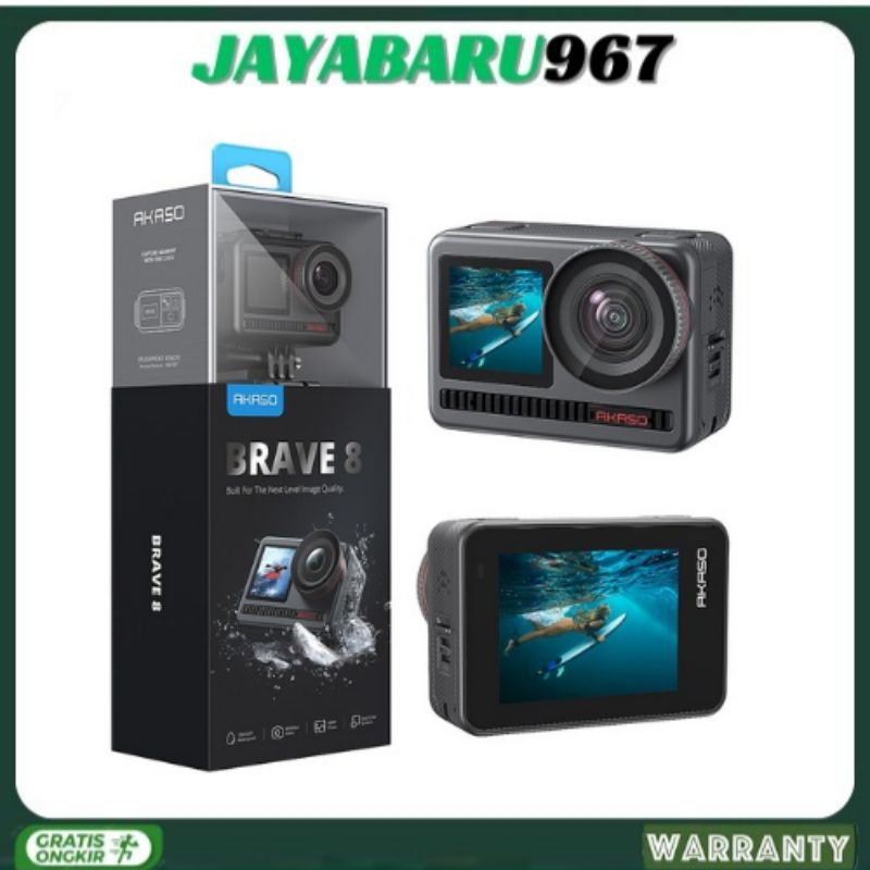 AKASO BRAVE 8 / AKASO BRAVE 8 NEW VERSION ACTION CAMERA 4K 60FPS