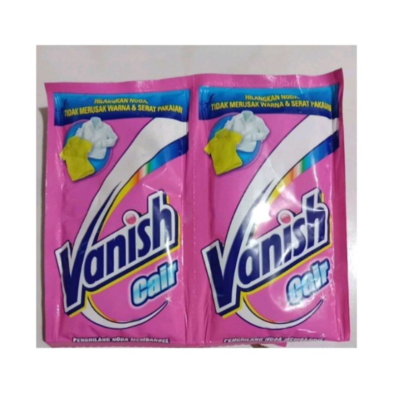 VANISH CAIR KEMASAN SACHET ISI 2 RENCENG @6 PCS