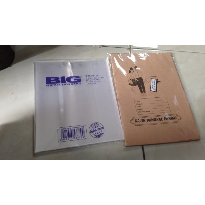 

sampul buku plastik