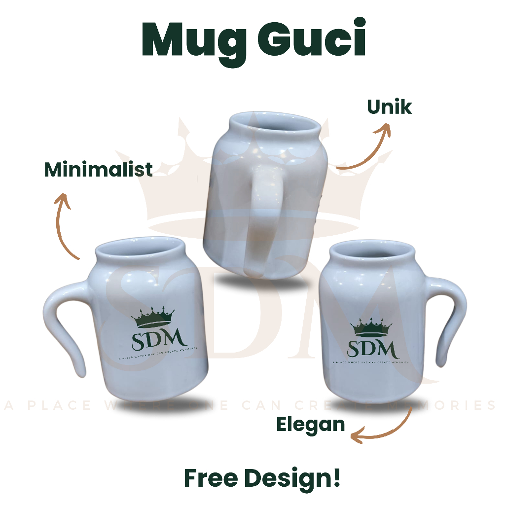 SDM - Mug Guci / Mug Souvenir / Mug Unik / Mug Hadiah
