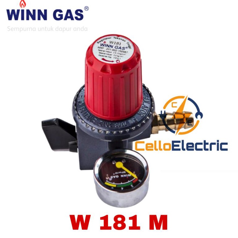 KODE P88T Regulator WINN GAS W 181 M  W 181 NM  Regulator Gas LPG SNI High Pressure Tekanan Tinggi