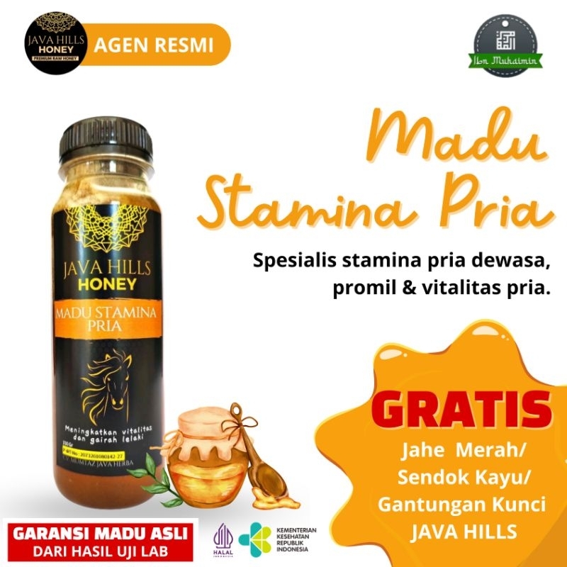 

javahills honey madu prima bikin papah tahan lama - java hills honey madu stamina 320gr