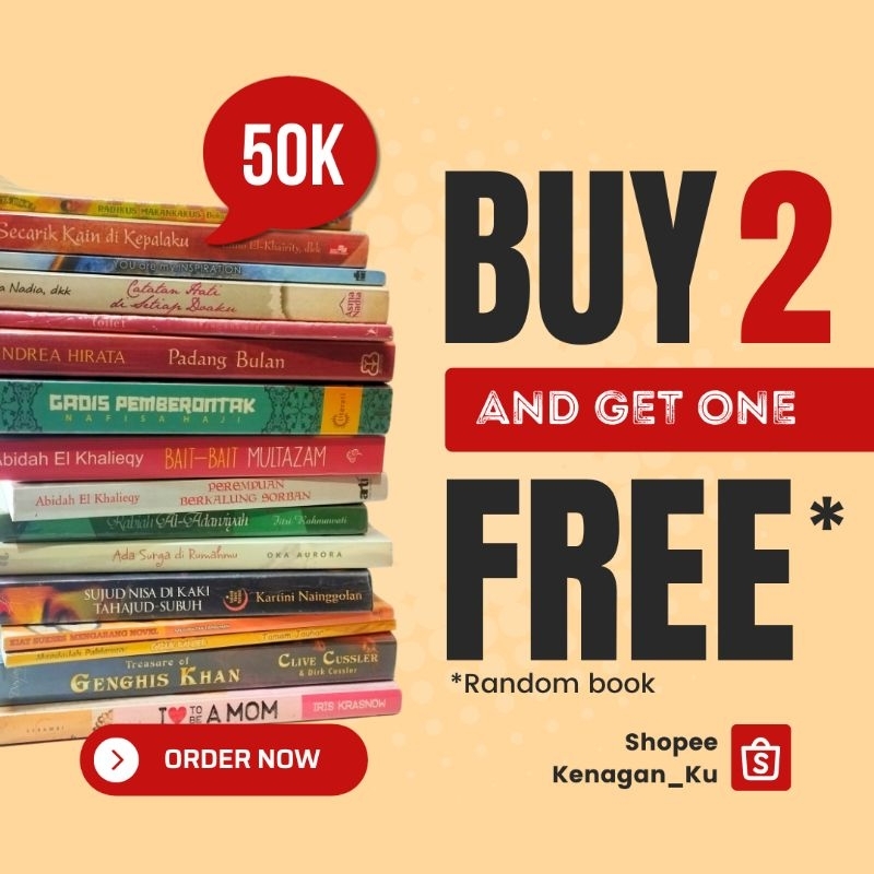 PRELOVED NOVEL BUKU ORI | Catatan Hati Seorang Perempuan, Sujud Nisa, Secarik Kain, Melody Dalam Pui