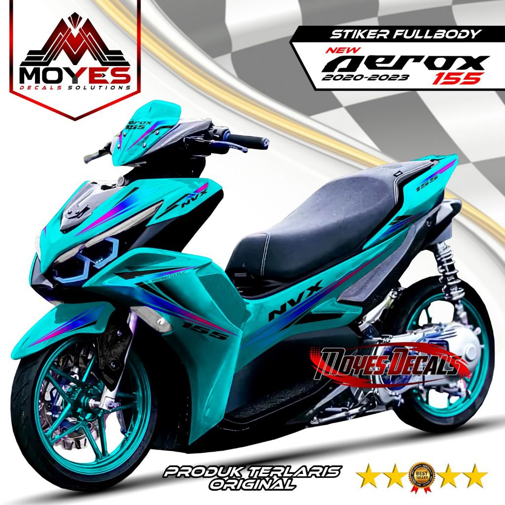 Decal All New Aerox 155 Connected Stiker Decal Motor Aerox Connected 155 2021 2022 2023 Sticker Yama