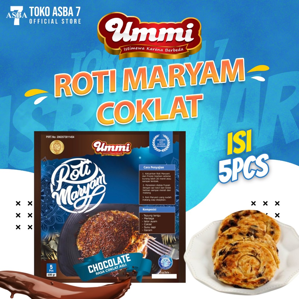 

UMMI ROTI MARIAM COKLAT ISI 5PCS