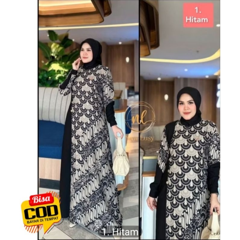 zeandra dress by New Lusy Gamis New Lusy Terbaru Gamis New Lusy Gamis Terbaru