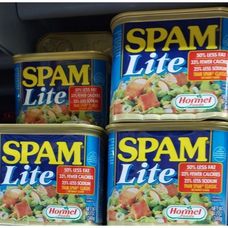 

HORMEL FOODS SPAM LITE CORNET HAM 340 GR | Non halal