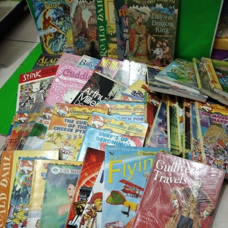 Novel anak 1.- Novel english-Indonesia -anak/Remaja  Geronimo stilton, Beast Quest, early reader, Dr