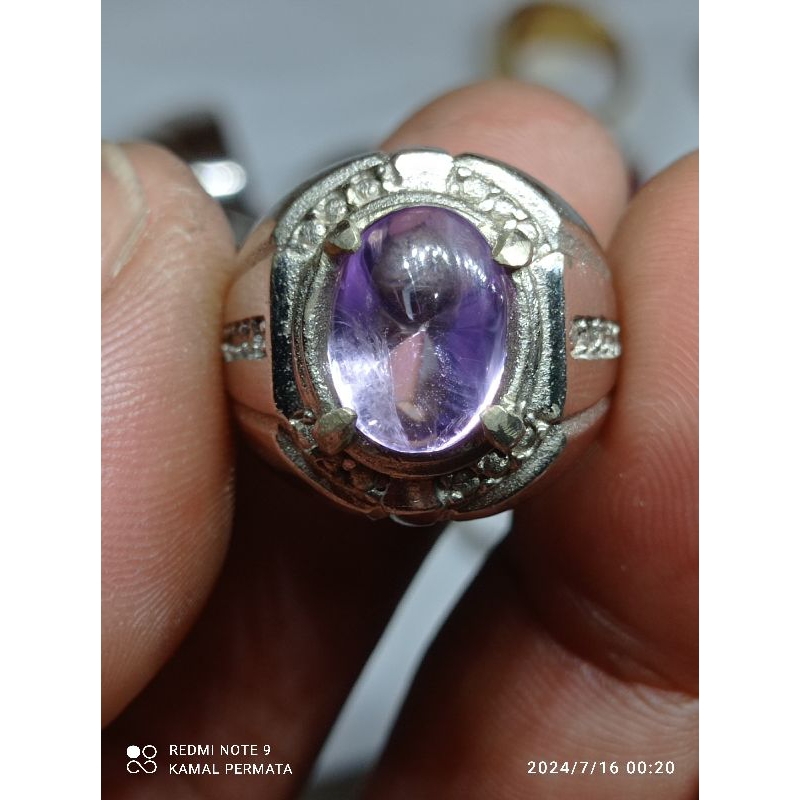natural kecubung ungu kalimantan (amethys)