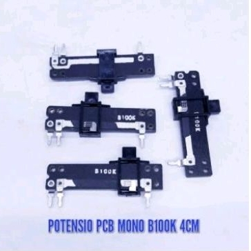 potensio geser pcb mono 4 cm B100K