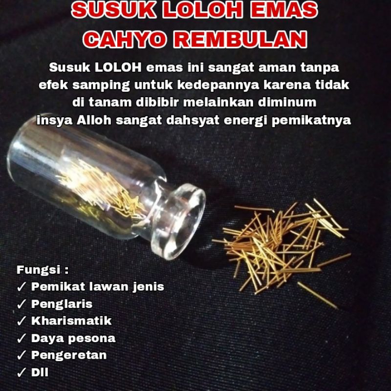 ( COD ) JARUM EMAS / 5U5UK LOLOH EMAS CAHYO REMBULAN FREE KAPSUL K.PENDAMPING