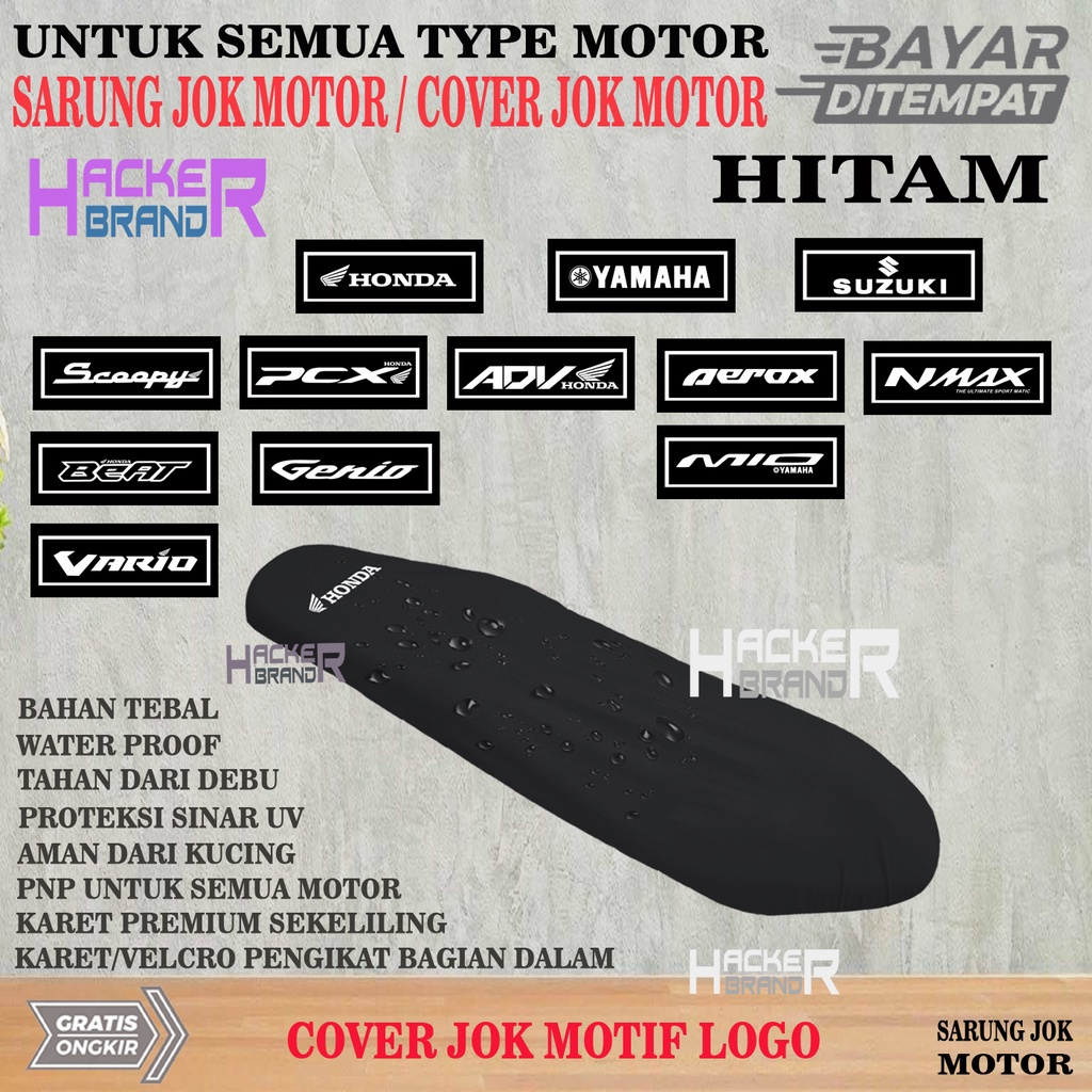 

TRENDING COD Sarung jok motor cover jok motor pelindung jok motor vario mio beat scoopy genio xride pcx adv nmax aerox waterproof VARIASI Merek