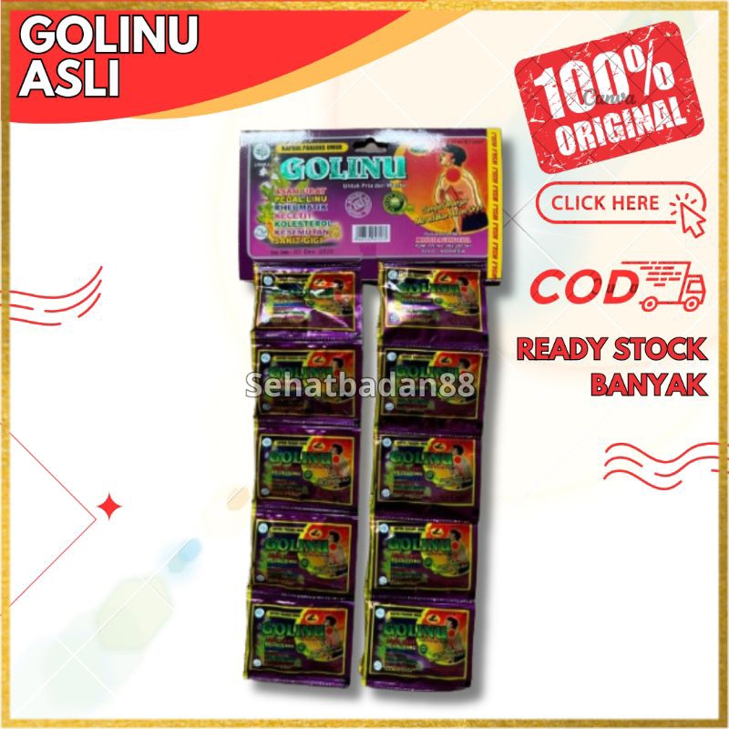 golinu kapsul herbal asam urat manjur