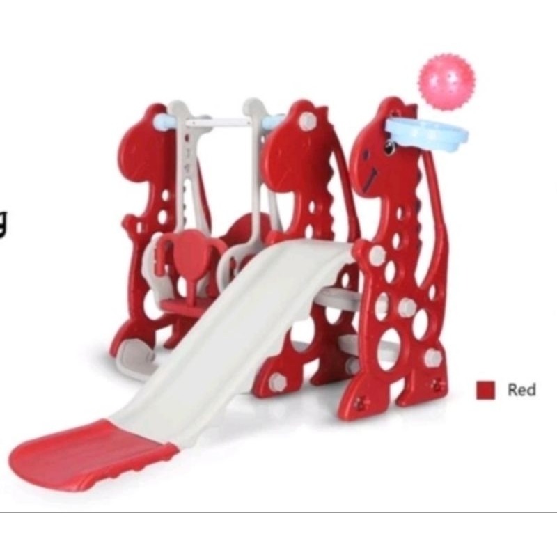 mainan ayunan dan prosotan kondisi 99.5% mulus belum pernah digunakan