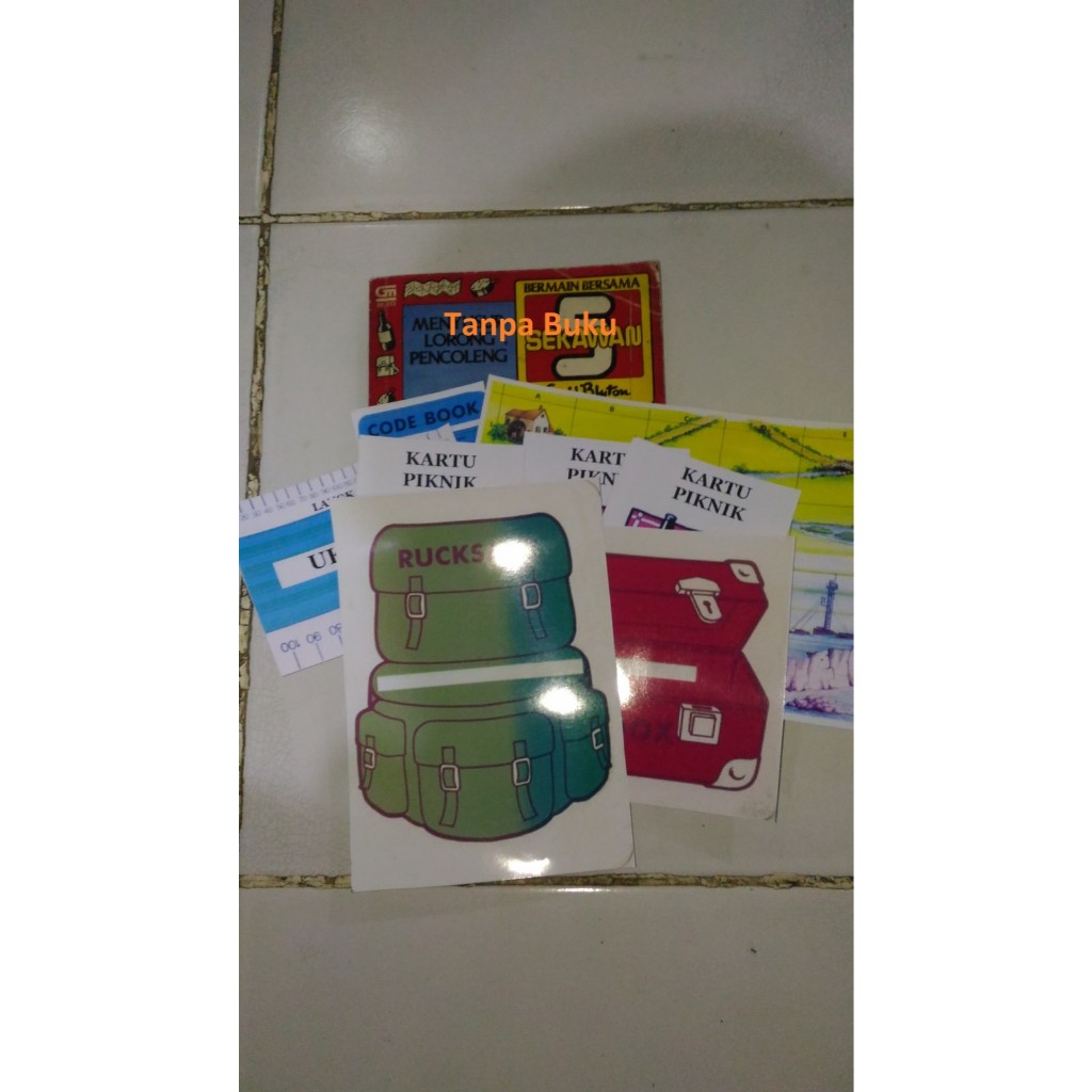 Kartu Pendukung (Tanpa Buku) Bermain Bersama Lima Sekawan Menyusur Lorong Pencoleng